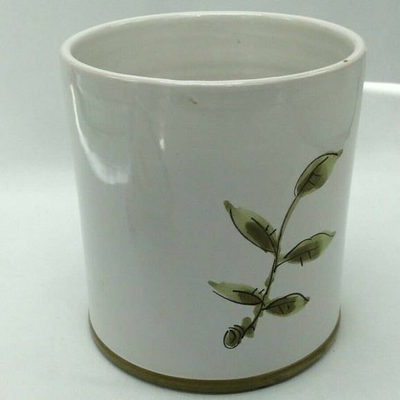 Italian Pottery Tea Canister - Picture 2 of 8